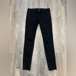 Hudson women’s black stretch skinny jean